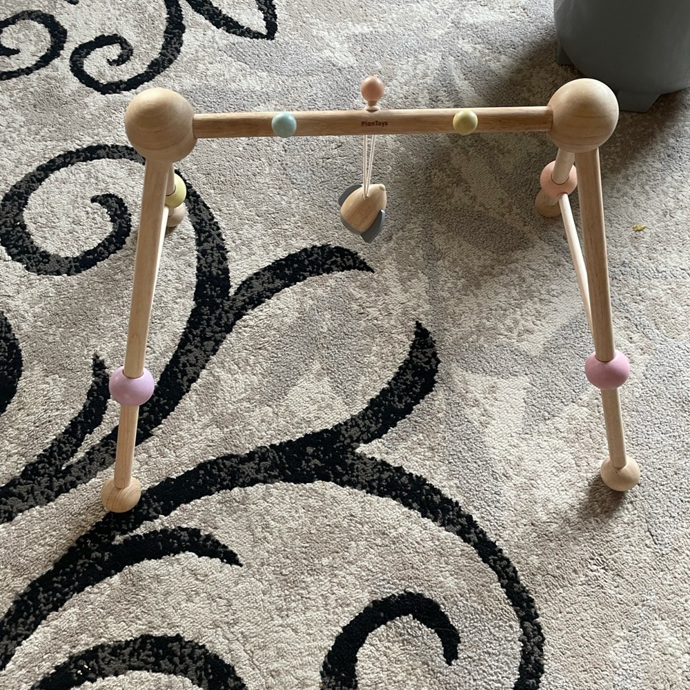 Plan toys wooden baby gym